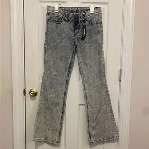 Amethyst Jeans Gray Boot Cut Denim